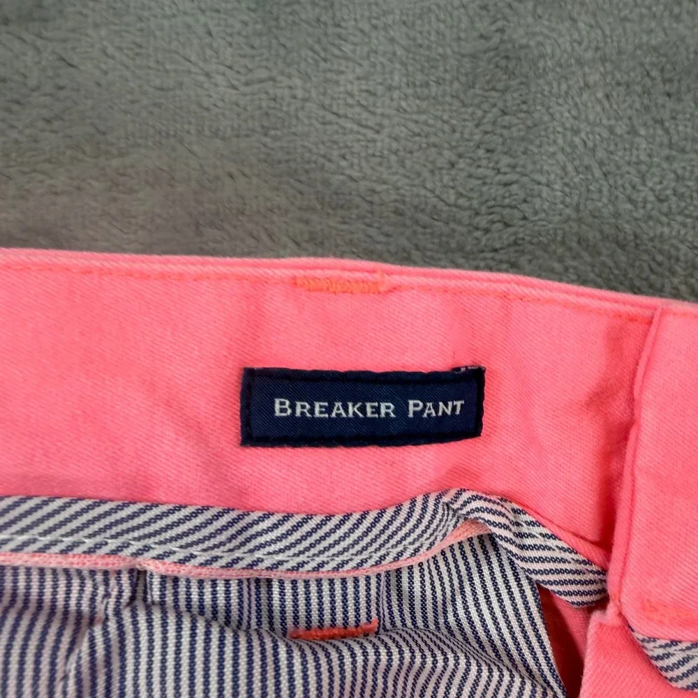 New Vineyard Vines Breaker Pant Men's Size 28x32 Papaya Passion Pink Chino